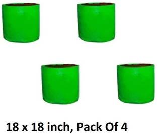 Softgreen Terrace gardening Hdpe 4 Grow bag for vegetable, fruits & flower plants, 18 inch Grow Bag