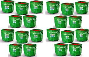 MASHKI Green Bags For Plants, Of Size 9 x 9 Inches, Hdpe Grow Bags, Plant Bags, Bag Plant Grow Bag