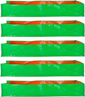 GARDECO 260 GSM HDPE UV Treated Rectangle Type (24x12x6-Inch) - Pack of 5 Grow Bag