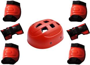 SPO Zone Cycling Kit Skating Guard Kit And Cycling Set FOR 5 TO 16 Years Cycling Guard Combo