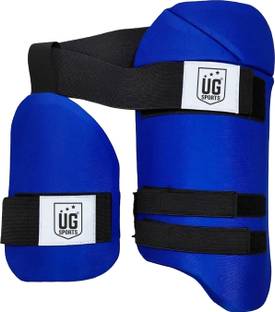 ULTIMATE GOAL Cricket Thigh Guard Combo, Cricket Thigh Pad for Boys (Junior, Navy Blue) Cricket Thigh Guard