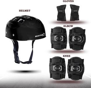 Benstar Black Skating Guard Kit, Protective Skating Guard Skating Guard Combo (Pink) Skating Guard Combo