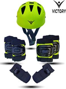 VICTORY Protective Set for Skateboard ,Skating Scooter ,Cycling Age 5 to 9 yr Skating Guard Combo
