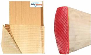 HeadTurners Combo of Cricket Bat Toe Guard and Safety Anti Crack Fibre Tape Scuff Sheet Cricket Guard Combo