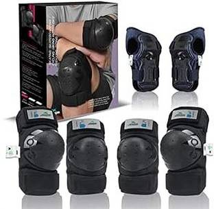 Jaspo Plastron Saver 3 Professional Protective Set (Knee/Elbow/Wrist Guard) Skating Guard Combo