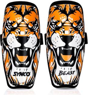 SYNCO Beast Football Shin Guard | Protective Gear with EVA Foam for Football Matches | Football Shin Guard