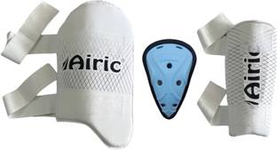 Airic Solid Groin Guard, Arm & Thigh with Towel on back(Youth Size 12-15yrs) Cricket Guard Combo