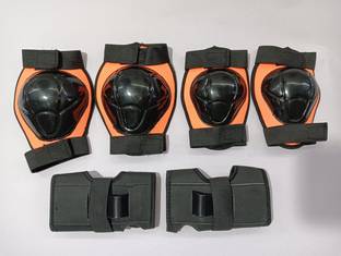 Worldstar Stylish Mould Knee guard, Elbow guard and Gloves for Cycling/ Cycling Guard Combo