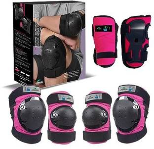 Jaspo Plastron Saver 3 Professional Protective Set (Knee/Elbow/Wrist Guard) Skating Guard Combo
