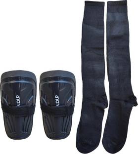 BOLDUP Football Shin Guard with Adjustable Velcro Strap & Socks Football Shin Guard