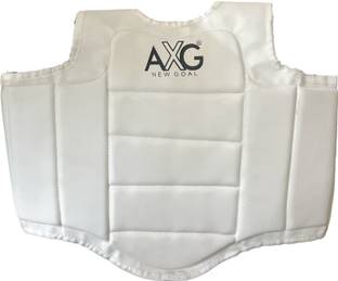 AXG NEW GOAL Classic Karate Chest Guard for age 6 to 10 years (Small) MMA Chest Guard