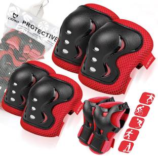 LIVE SPORTS Kids/Youth Knee Pad Elbow Pads Guards Protective Gear Set for Roller Skates Skating Guard Combo
