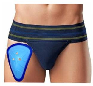 BAAZ Combo of Cricket Supporter and Abdomen Support AD (Men) Abdominal Guard