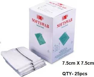 Ashni DMP SoftSwab Gauze Swab 25x5 125 pcs Sterile Gauze Dressing Pad Sterile Gauge Roll