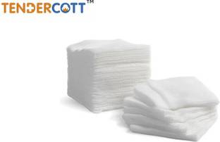 Tendercott Gauze Swab 10 cm x 10 cm | 12 Ply | Non sterile | Pack of 1 ( 100 counts ) Non-Sterile Gauge Roll