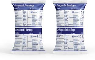 Top Ban Orthopedic Cast padding/ Bandages (Pack of 2) Sterile Gauge Roll
