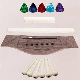 Urban Infotech Brown Wood Guitar Bridge