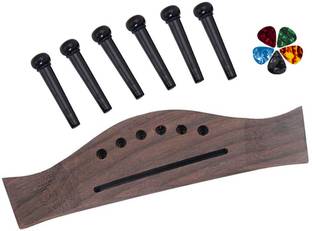 AMG Music Brown Indian Rosewood Guitar Bridge