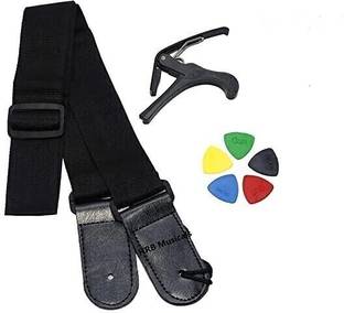 TechBlaze Guitar Capo with Guitar Belt for Acoustic Electric Guitar Capo for Ukulele Clutch Guitar Capo
