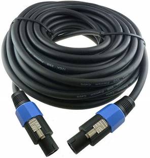 Mocking Bird Speakon to Speakon Cable , 2 Guage AWG Audio Cord DJ Speaker Cable w/ Twist Lock Double Angled TS Patch Cable