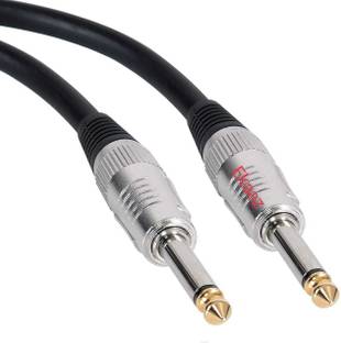 EKAAZ Premium Guitar Instrument Cable 6.35mm (1/4 inch) Male to 6.35mm (1/4 inch) Male Mono Cable 3meter/10ft