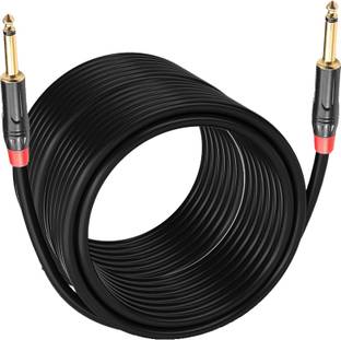 IMAGINEA 6.35mm TS Male to 6.35mm TS 1/4 Inch to 1/4 inch TS Straight Male to Male 6.35mm Straight TS Patch Cable