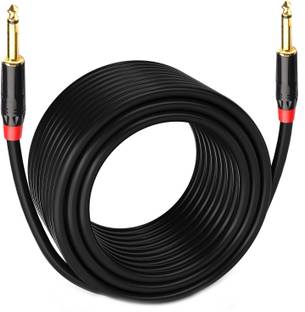 Mocking Bird Heavy Duty 6.35mm Male to Male Stereo Jack Audio Path cord Cable For Microphone Straight TS Patch Cable