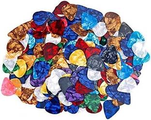 AMG Music Guitar Picks Stylish Colorful Celluloid Guitar Picks Plectrums for Random Color Celluloid Guitar Picks for Bass Electric Acoustic Guitars (Guitar Picks Pack of 30 ) Guitar Pick