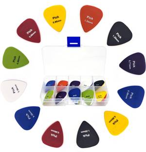 Zeitel Guitar Picks 24 Pcs Guitar Picks for Acoustic Guitar Classical Guitar Electric Guitar Pick