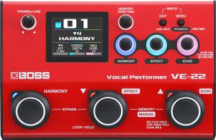 BOSS VE-22 Vocal Effects and Looper Pedal Guitar Processor