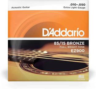 D'ADDARIO Acoustic EZ900 85/15 Bronze Great American Extra Light Acoustic Guitar Strings Guitar String