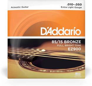 D'ADDARIO Acoustic EZ900 85/15 Bronze Great American Extra Light Acoustic Guitar Strings Guitar String