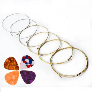 DawnRays Acoustic Acoustic Guitar Strings Full Set Extra Light Acoustic Guitar Strings Anti Rust Coat Strings Guitar Strings Acoustic Set pack for Acoustic Guitar Guitar String