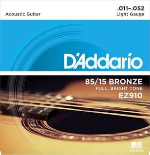 D'Addario Bronze Acoustic Guitar Strings FULL BRIGHT TONE_Stainless Steel Material