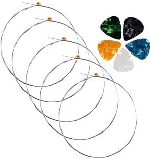 IMAGINEA Acoustic B Acoustic Guitar Strings 0.11 Gauge Stainless Steel String with 5 Picks Guitar String