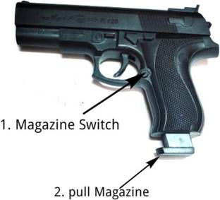 SHIVI NAKLI TOY MAUSER GUN WITH 60 BULLETS Guns & Darts