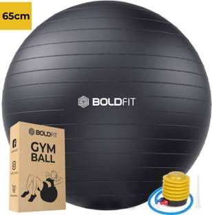 BOLDFIT Gym Ball 65 Cm Exercise Ball Yoga Ball Swiss Ball Pregnancy Ball Balloon Workout Gym Ball