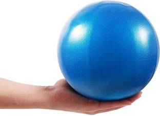 PRANIJ Mini Exercise Yoga Gym Ball, Pilates Toning Strength Fitness Ball With Straw Gym Ball