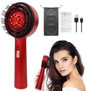 Abgrow Head Scalp Electric Massager Comb|Scalp Massaging Brush2 In 1Hair Oil Applicator
