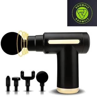 SKOMFIT Rechargeable Facial and full body Massager For Pain Relief (Jet Black)