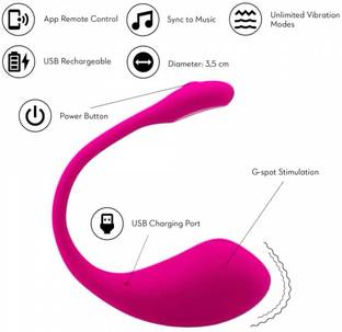LABRADOR INDIA Lush App Control Vibrator with 10 Mode & Speed For Women or Girls