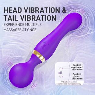 TRK IMPEX Strong Vibrating Dual Head Vibrator Massager,High-Frequency