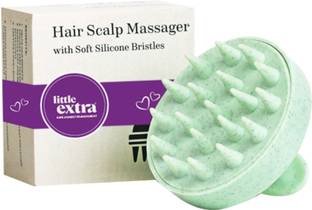 Little Extra Hair Scalp Massager, Shampoo Brush with Soft Silicone Bristles for Cleansing