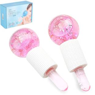 Zureni Electric Facial Ice Globes for Face & Eye Puffiness Relief Lines and Wrinkles