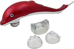 INDOB Dolphin Shaped Infrared Massager Hammer - Red + White