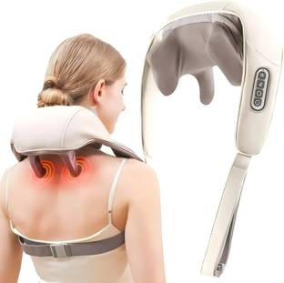 NUVIO Cordless Back & Body Massager with Heat | Deep Tissue Pain Relief