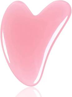 nuira Rose Pink Gua Sha Stone Massager Enhance Your Skin's Natural Glow