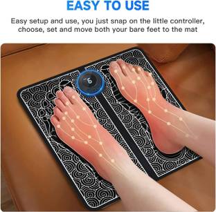 TRK HUB EMS foot massager Relaxation Rigidity Muscles, 8 Modes, 19 Levels of Intensity