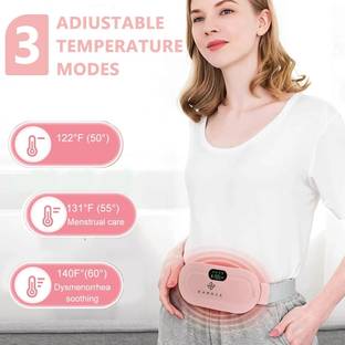 maycreate Cordless Electric Heating Pad Belt for Period Cramps and Back Pain Relief