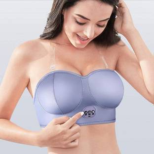 ShoppoStreet Electric Vibration Breast Massager,Rechargeable Heating Massage,Adjustable Lengt